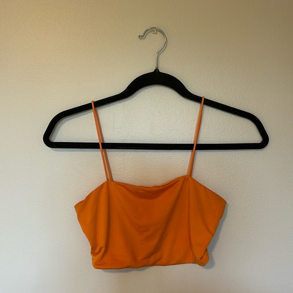 Shein Orange Cropped Cami